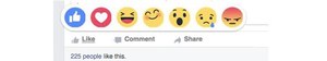 Facebook Reactions -  przyciski inne niż "Lubię to"