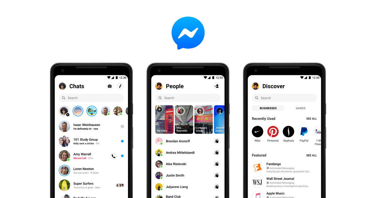 Facebook wprowadza nową funkcję do komunikatora Messenger /materiały prasowe