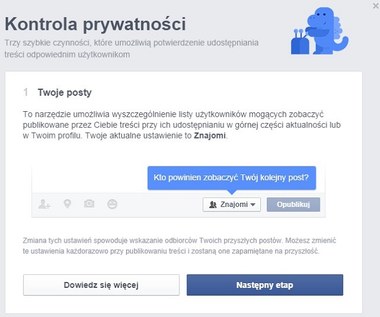 Facebook wprowadza nowe narzędzie kontroli prywatności