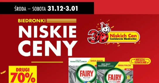 Fairy i Persil 70% taniej w Biedronce! Polacy ruszyli po detergenty /Biedronka /INTERIA.PL