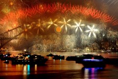 Fajerwerki nad Sydney - Australia wita Nowy Rok