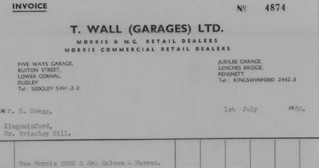 Faktura z 1968 roku /Informacja prasowa