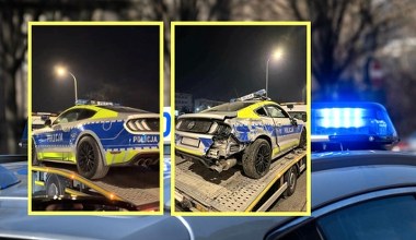 Fakty i fejk-newsy o policyjnym Mustangu. Policja zabrała głos