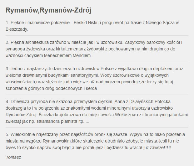 Fakty z Twojego Miasta. Zgłoszenie Rymanowa /RMF24