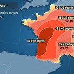 Fala upałów we Francji. Na termometrach powyżej 40 stopni Celsjusza
