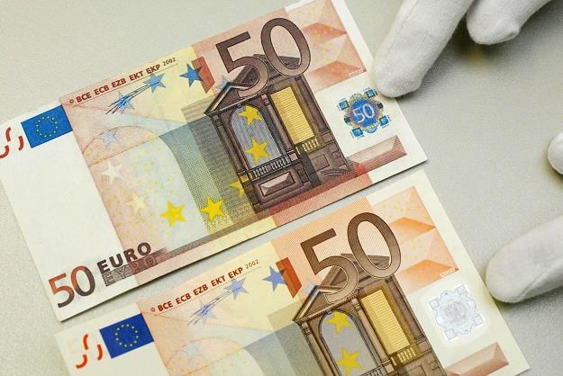 Fałszerze upodobali sobie banknoty o nominale 50 euro /AFP