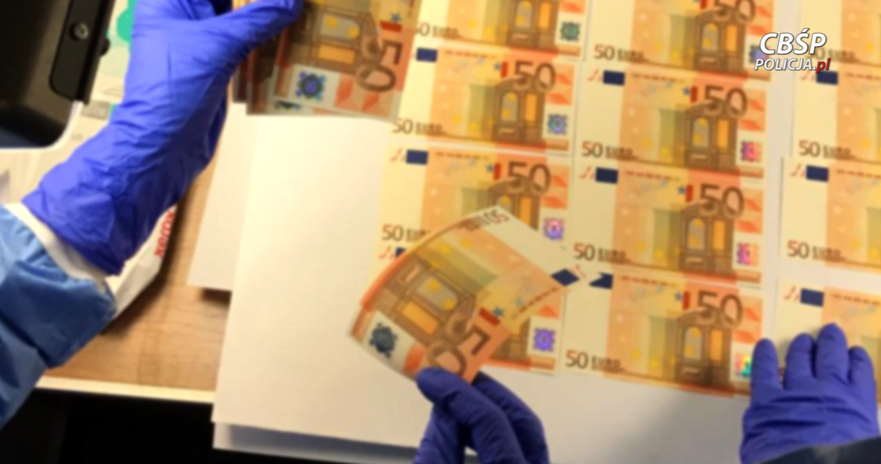 Fałszowane w Polsce euro trafiało do wielu krajów Europy 