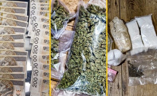 Fałszywe banknoty, leki i narkotyki. Gang ze Szczecina rozbity