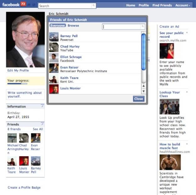 Fałszywe konto szefa Google na Facebooku /vbeta