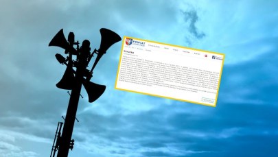 Fałszywy alarm, uruchomione syreny. Władze powiatu zabrały głos