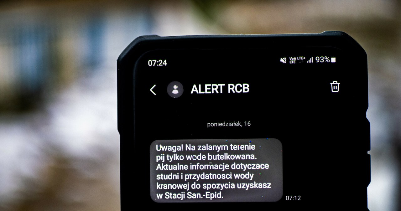 Fałszywy Alert RCB na terenach powodziowych. /NewsLubuski/East News /East News