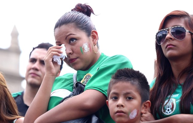 Fani Meksyku po przegranym meczu /Ulises Ruiz Basurto    /PAP/EPA