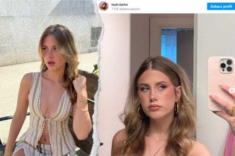 Fani pokochali jej stylizacje i urodę /@leah.behn /Instagram