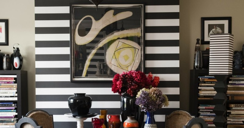 Fanką geometrycznych wzorów od lat jest m.in. projektantka wnętrz Sue Timney /Andreas von Einsiedel /East News