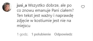Fanki reagują na "motywujący" tekst Przetakiewicz, https://www.instagram.com/joannaprzetakiewicz/ /Instagram