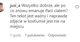 Fanki reagują na "motywujący" tekst Przetakiewicz, https://www.instagram.com/joannaprzetakiewicz/ /Instagram