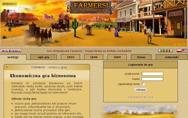 Farmersi to ekonomiczna gra biznesowa w realiach Dzikiego Zachodu /INTERIA.PL