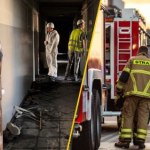 Fatalne skutki pożaru w Ząbkach. Policja publikuje zdjęcia z wnętrza bloku