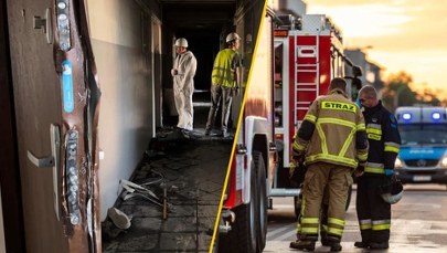 Fatalne skutki pożaru w Ząbkach. Policja publikuje zdjęcia z wnętrza bloku