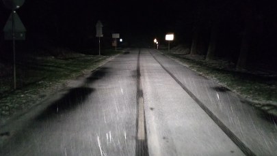 Fatalne warunki na drogach. Ostrzeżenie IMGW