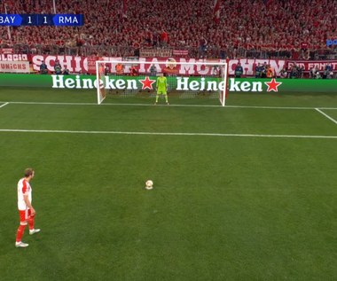 Faul, rzut karny i gol dla Bayernu Monachium na 2-1 przeciwko Realowi Madryt w półfinale Ligi Mistrzów. WIDEO