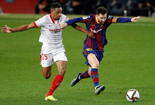 FC Barcelona - Sevilla FC 3-0 po dogrywce w rewanżowym starciu 1/2 Pucharu Króla. Awans "Dumy Katalonii"