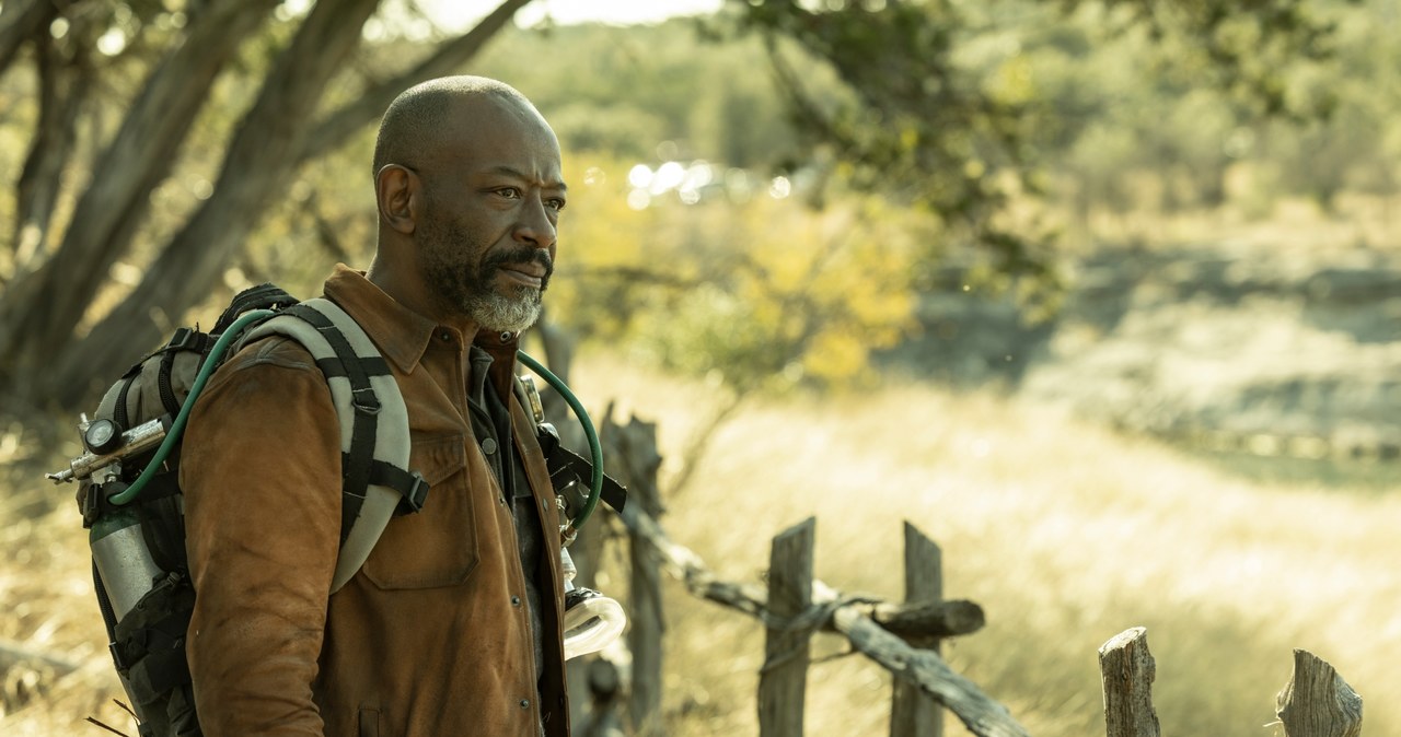 "Fear the Walking Dead": Lennie James jako Morgan w finale 7. sezonu /Lauren "Lo" Smith/AMC /materiały prasowe