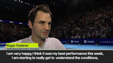 Federer po awansie do finału w Bazylei. Wideo