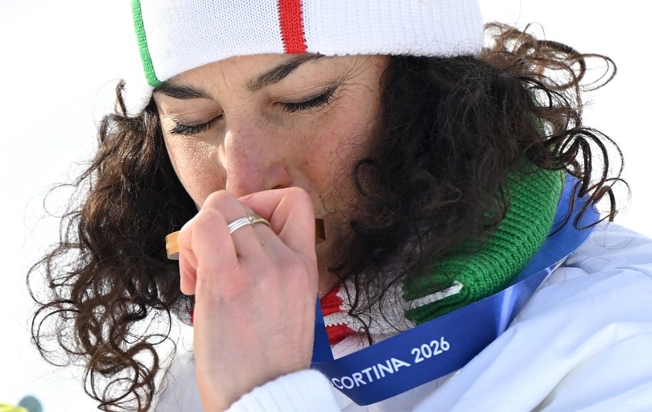 Federica Brignone /PAP/EPA/JURE MAKOVEC  /PAP/EPA