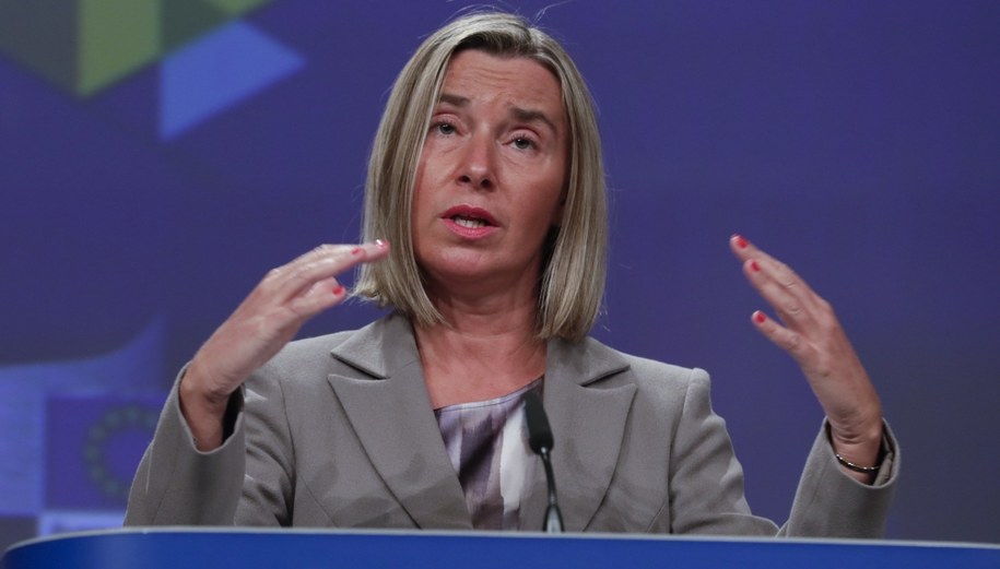 Federica Mogherini /OLIVIER HOSLET /PAP/EPA