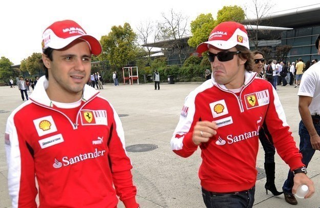 Felipe Massa i Fernando Alonso /AFP