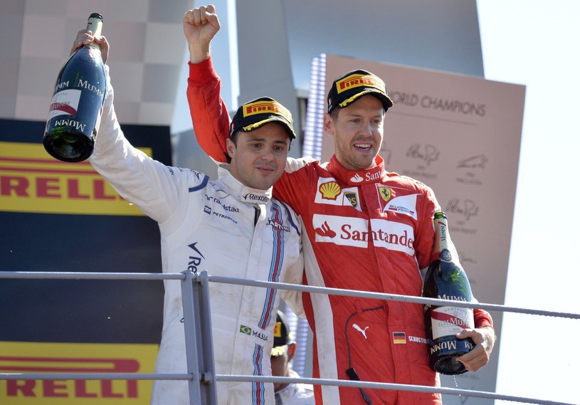 Felipe Massa i Sebastian Vettel /AFP