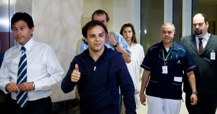 Felipe Massa wraca do zdrowia. /AFP