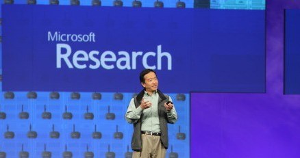 Feng Zhao z Microsoft Research prezentuje Sensor Map /materiały prasowe