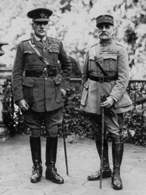Ferdinand Foch (z prawej) i William Robertson, 1918 /Encyklopedia Internautica
