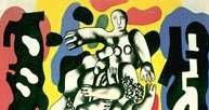 Fernand Léger, Nurek na żółtym tle, 1941 /Encyklopedia Internautica