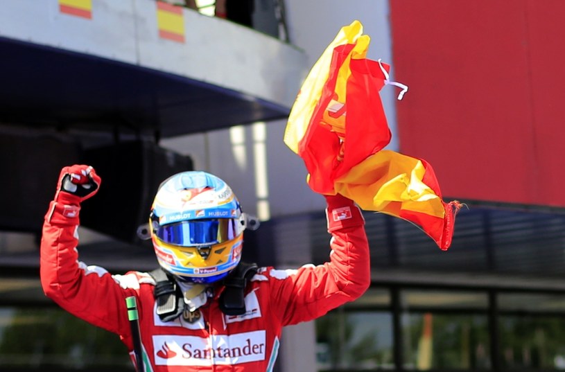 Fernando Alonso z teamu Ferrari wygrał wyścig Formuły 1 o Grand Prix Hiszpanii /AFP