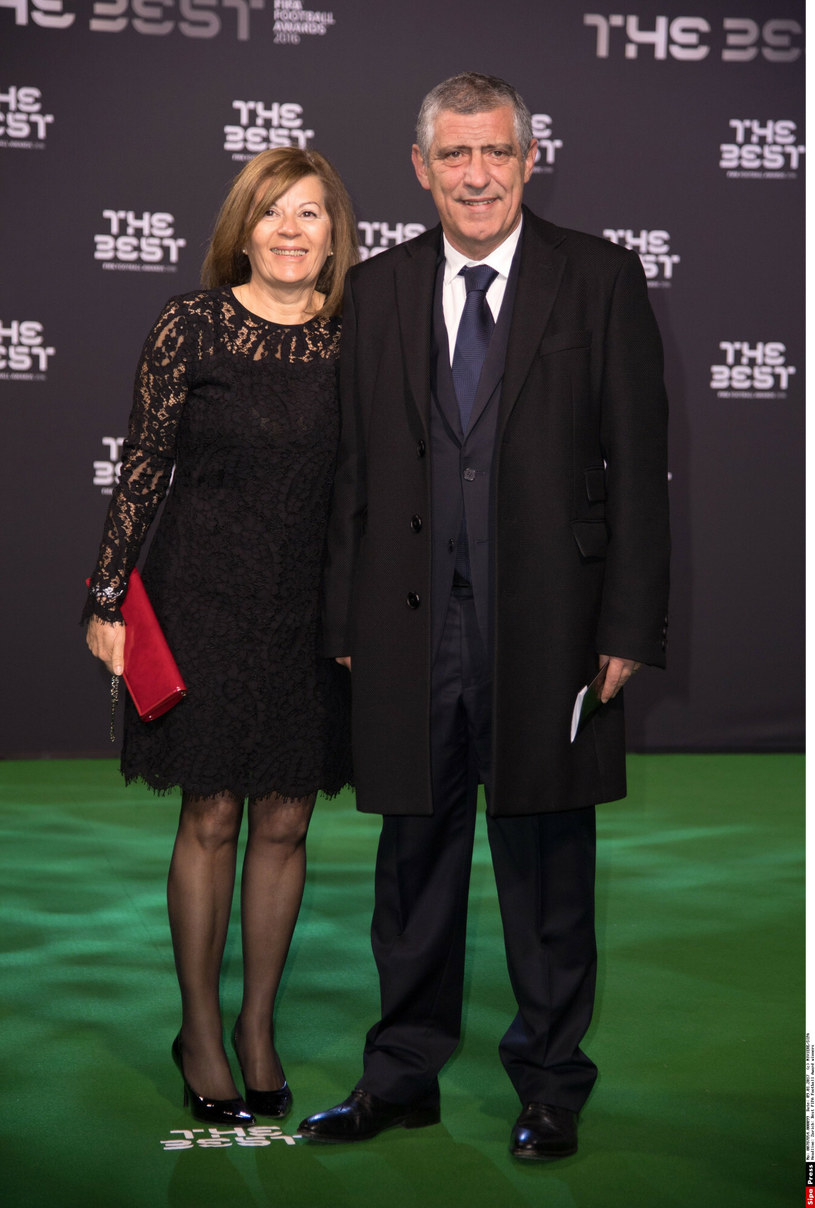 Fernando Santos z żoną /East News