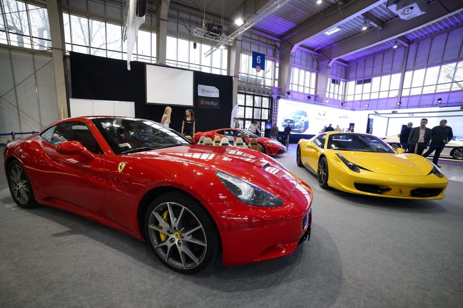 Ferrari California i Ferrari 458 Italia Spider /Jakub Kaczmarczyk /PAP