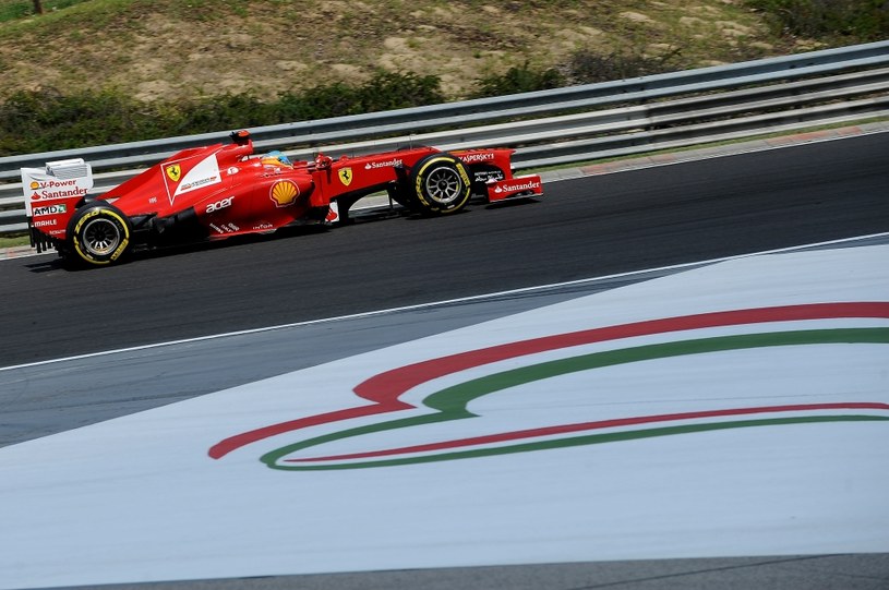 Ferrari na Hungaroringu /Informacja prasowa
