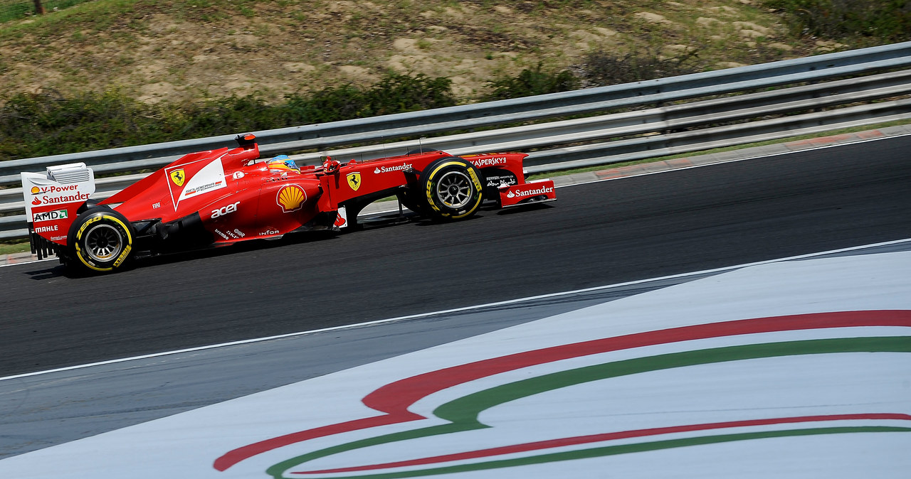 Ferrari na Hungaroringu /Informacja prasowa