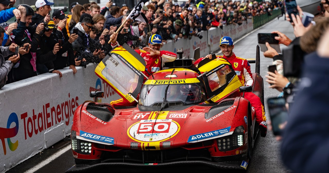 Ferrari wygrało 24-godzinny wyścig Le Mans. /Jan Guss-Gasiński /INTERIA.PL