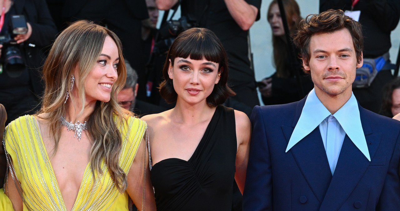 Festiwal Filmowy w Wenecji:  Olivia Wilde, Sydney Chandler i Harry Styles /Stephane Cardinale - Corbis/Corbis via Getty Images /Getty Images