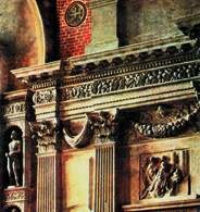 Feston z nagrobka Pietra Mocenigo, kościoł Santi Giovanni e Paolo, Wenecja /Encyklopedia Internautica