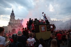Feta Wisły Kraków na Rynku Głównym