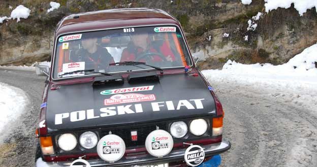 Fiat 125p w barwach Castrol Team Poland /Informacja prasowa