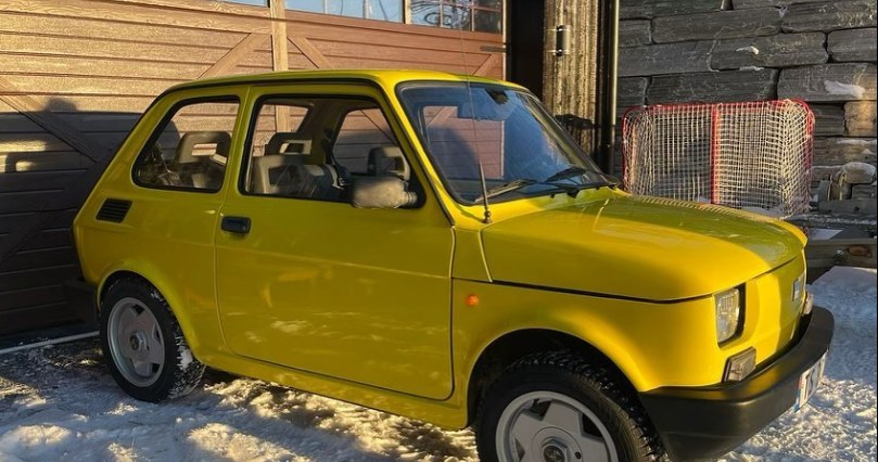 Fiat 126P należacy do Pettera Solberga. Źródło: Instagram /Informacja prasowa