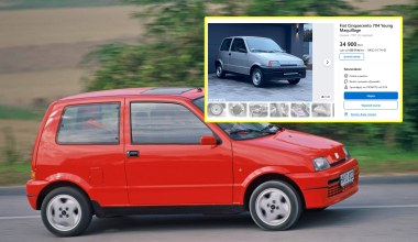 Fiat Cinquecento za 34 tys. zł. Ma 30 lat i niespełna 5 tys. km przebiegu