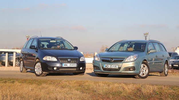 Fiat Croma II i Opel Vectra C mają różne nadwozia, ale wspólne geny. /Motor