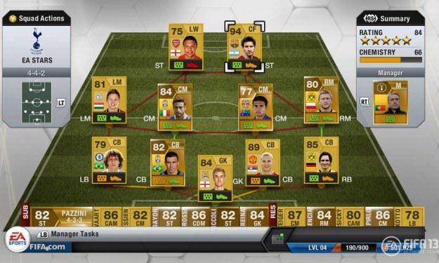 FIFA 13: Ultimate Team - motyw graficzny /Informacja prasowa
